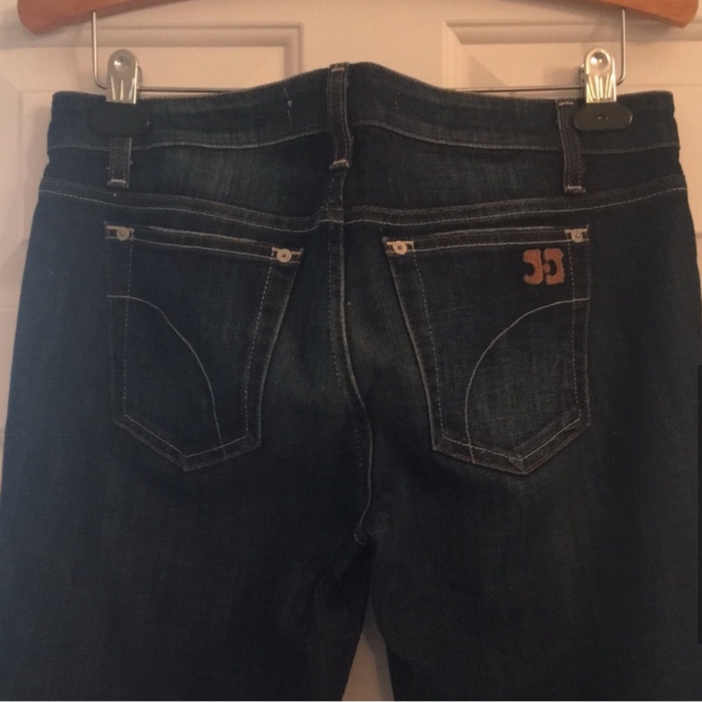 Joes Jeans Dark Wash Cropped Cuffed Women's Jeans EUC Like New - Picture 4 of 6